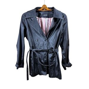 Avenue Women’s Button Down Tie Trench Coat Size 18/20